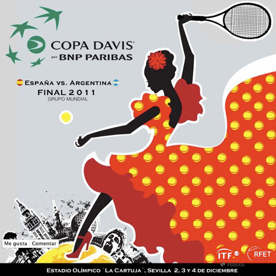 La Originalidad del Cartel de la Copa Davis en Sevilla.
