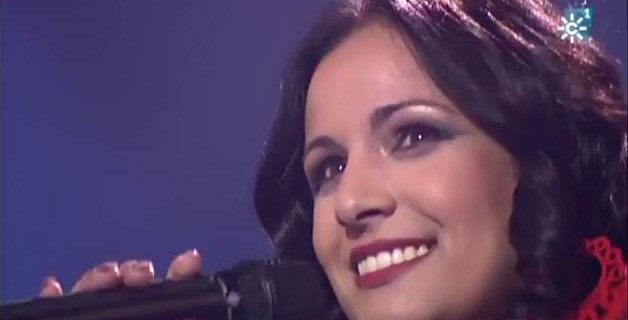 Cintia Merino durante una gala en la Quinta Edición de Se Llama Copla
