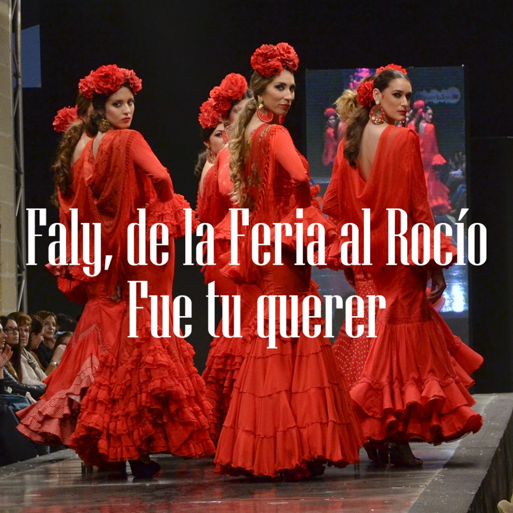 Faly de la Feria al Rocío Pasarela Flamenca de Jerez 2016 43