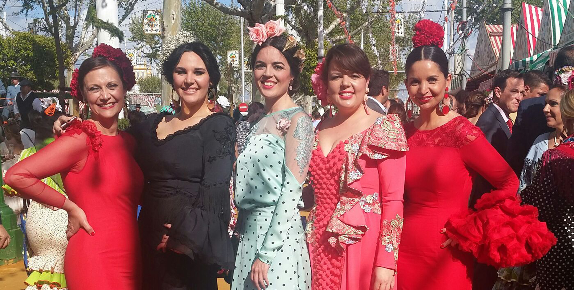 Flamencas en la Feria de Sevilla 2016