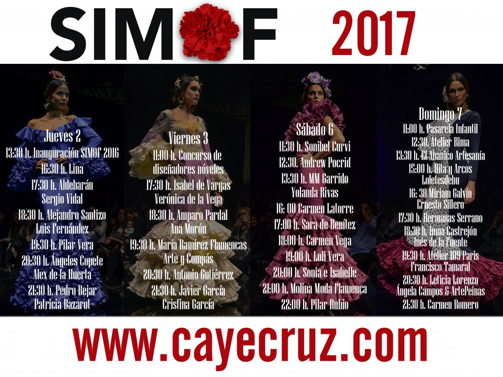 SIMOF 2017 timing pasarela desfiles nuevo