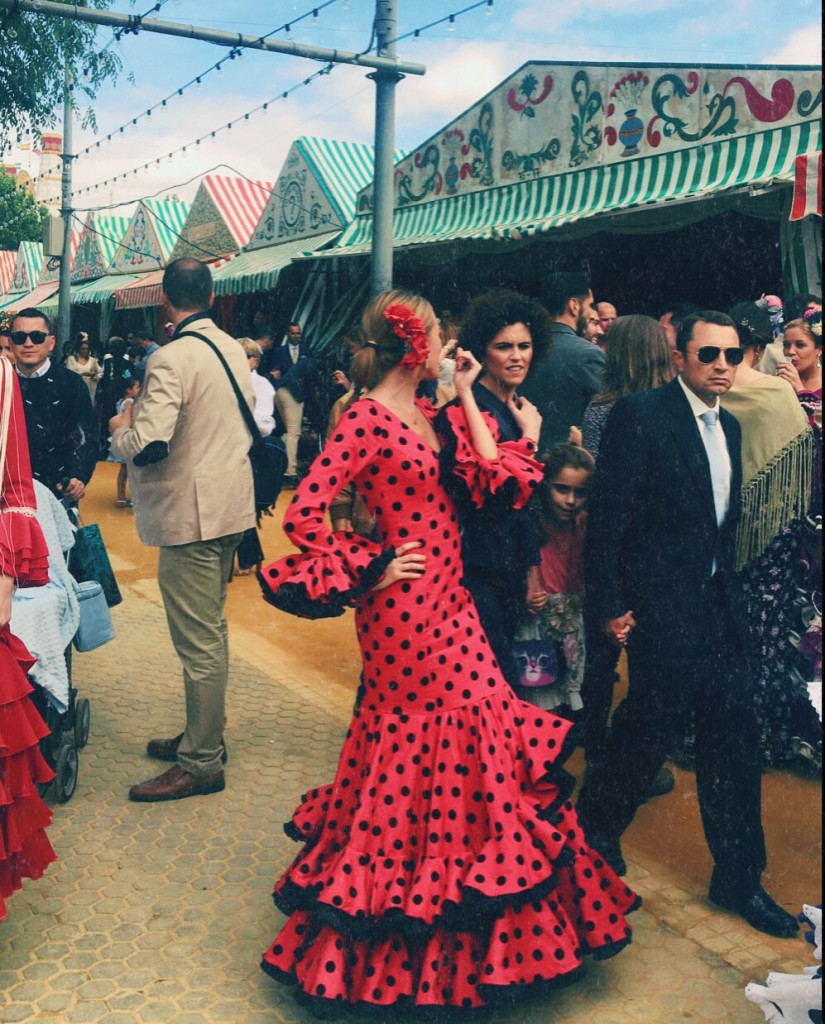 Flamencas en Feria 28 de mayo Feria Sevilla Paloma Gutiérrez