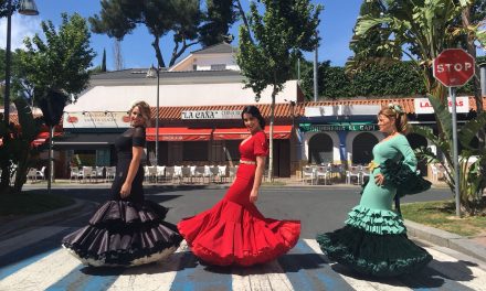 Flamencas en las Fiestas de Primavera 2018
