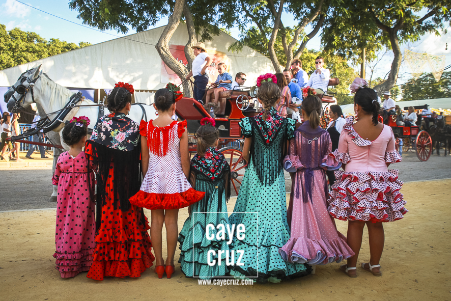 Flamencas en la Feria de Lebrija 2019