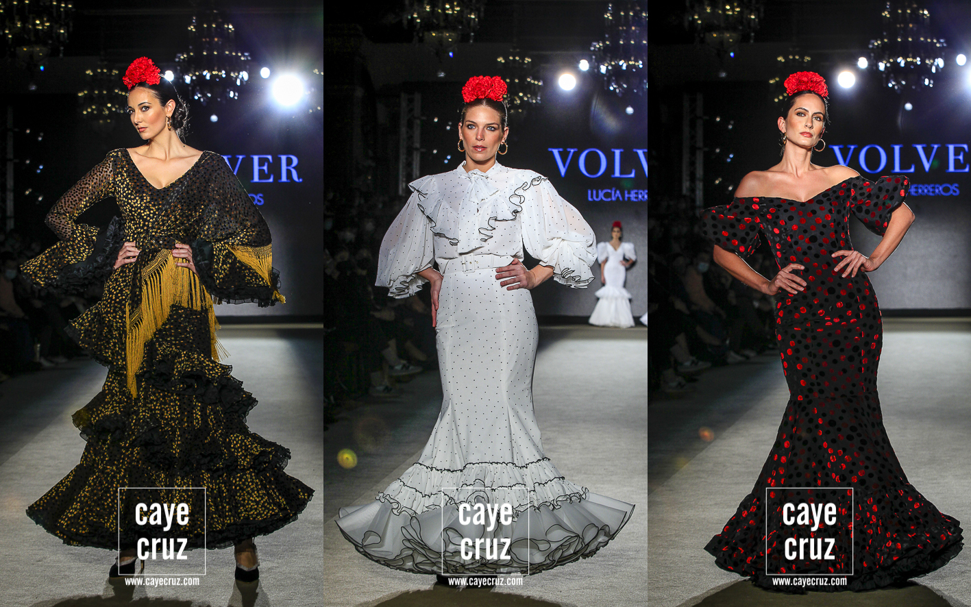Vestido de flamenca enterizo negro Papua - Lola Azahares - Tienda trajes  flamenco Sevilla