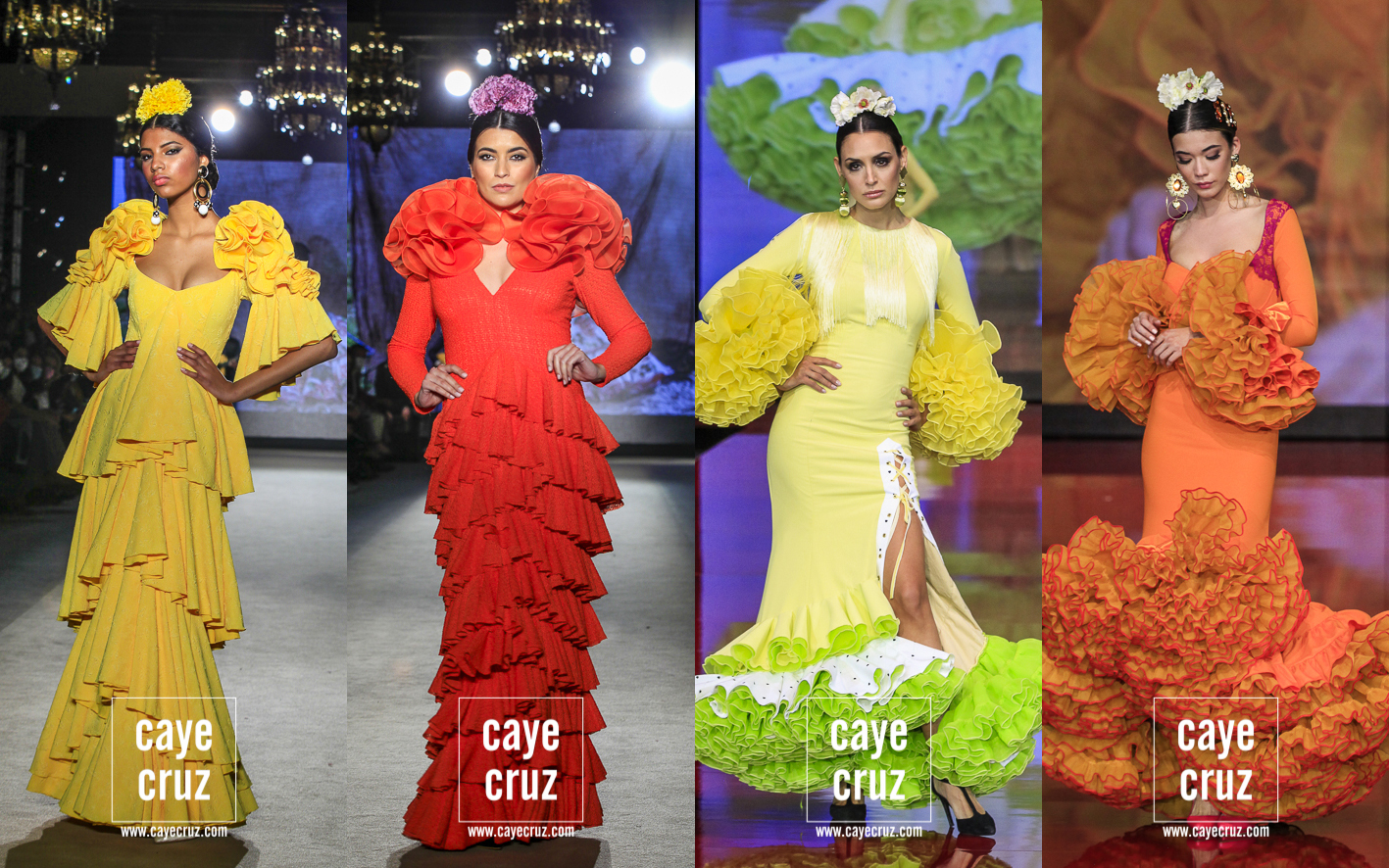 Los cinco colores para el traje de flamenca más favorecedores y en