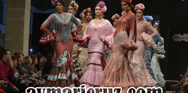 Faly de la Feria al Rocío Pasarela Flamenca de Jerez 2016 1-2