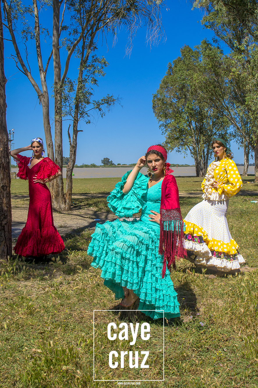 Casual Folk: color de primavera, flamenca de camino