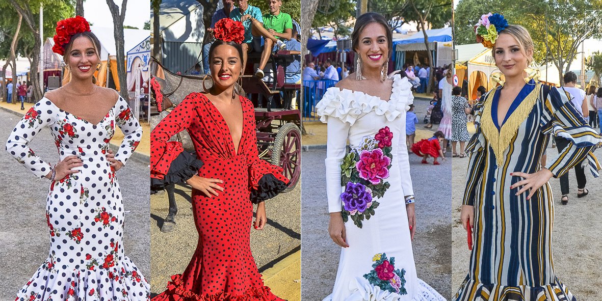Flamencas en la Feria de Lebrija 2017