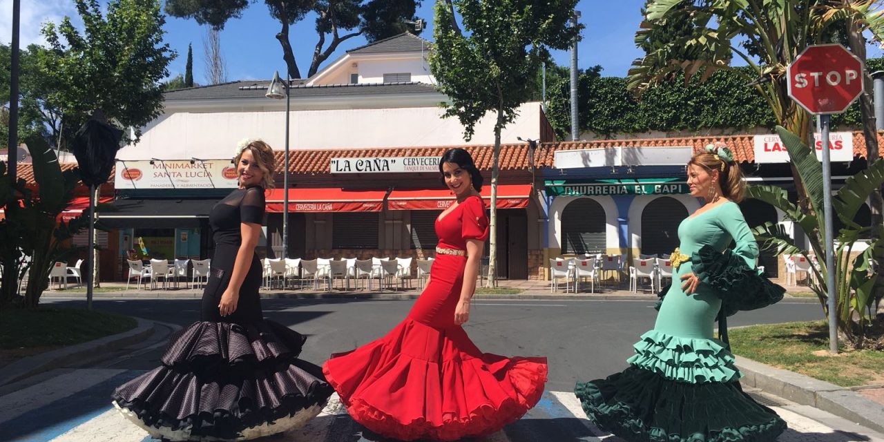 Flamencas en las Fiestas de Primavera 2018